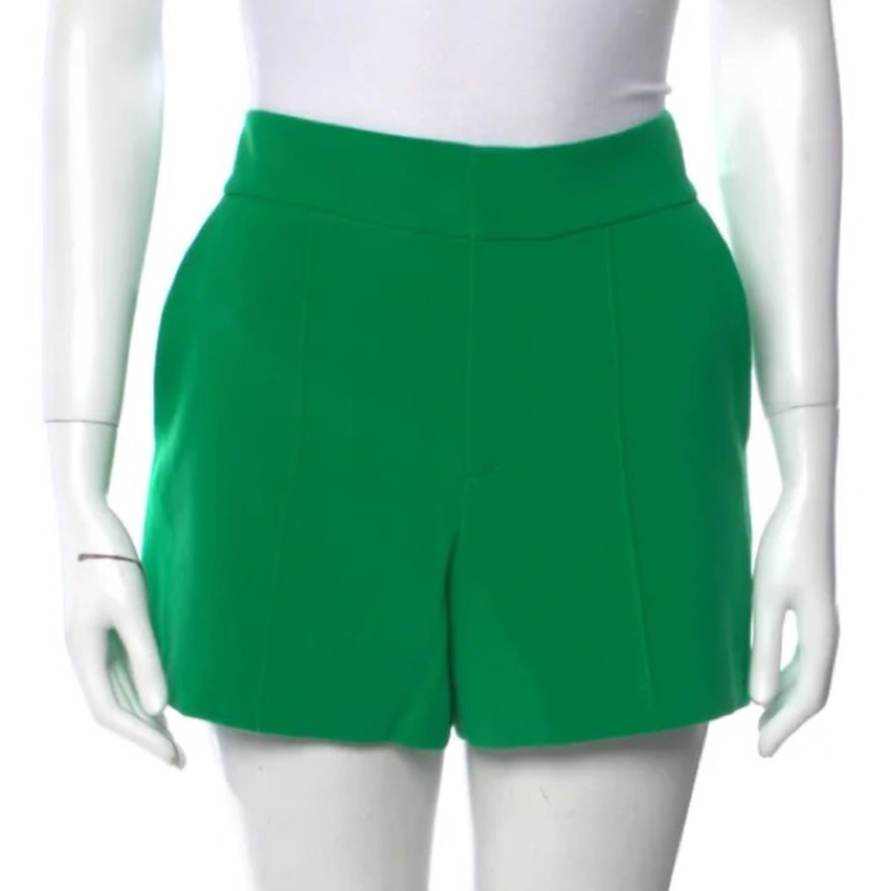 Alice + Olivia Green Tailored Shorts